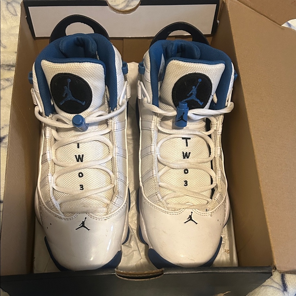 White and Blue Jorden’s